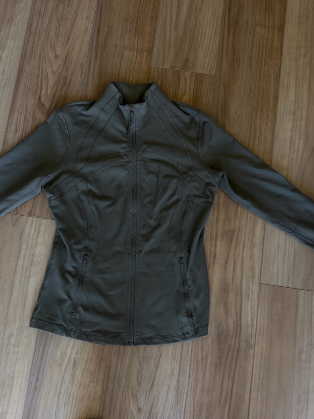 lululemon Define Jacket- Nomad Olive Green Jacket - Picture 2 of 5
